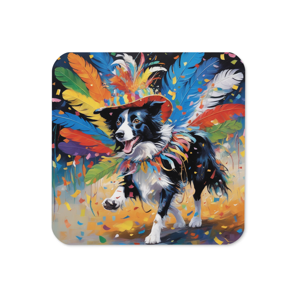 PugMug Custom Border Collie Coaster