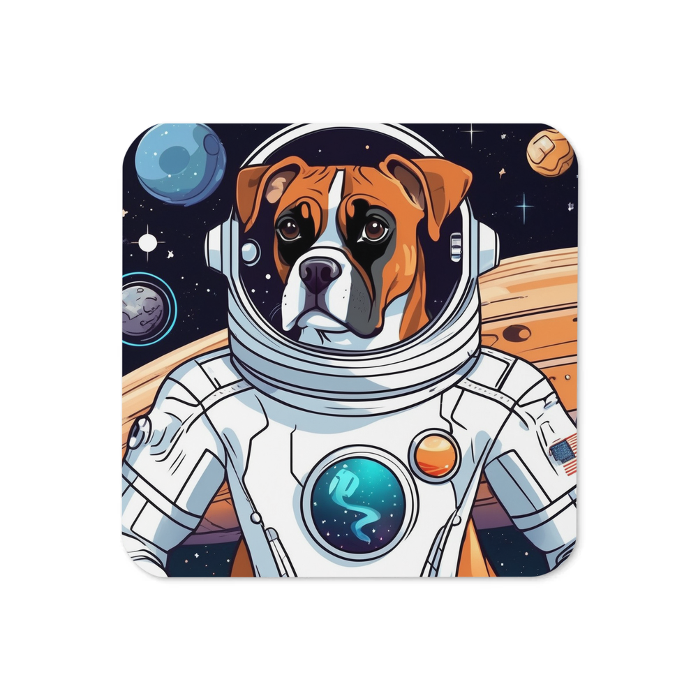 PugMug Custom Boxer Dog Coaster