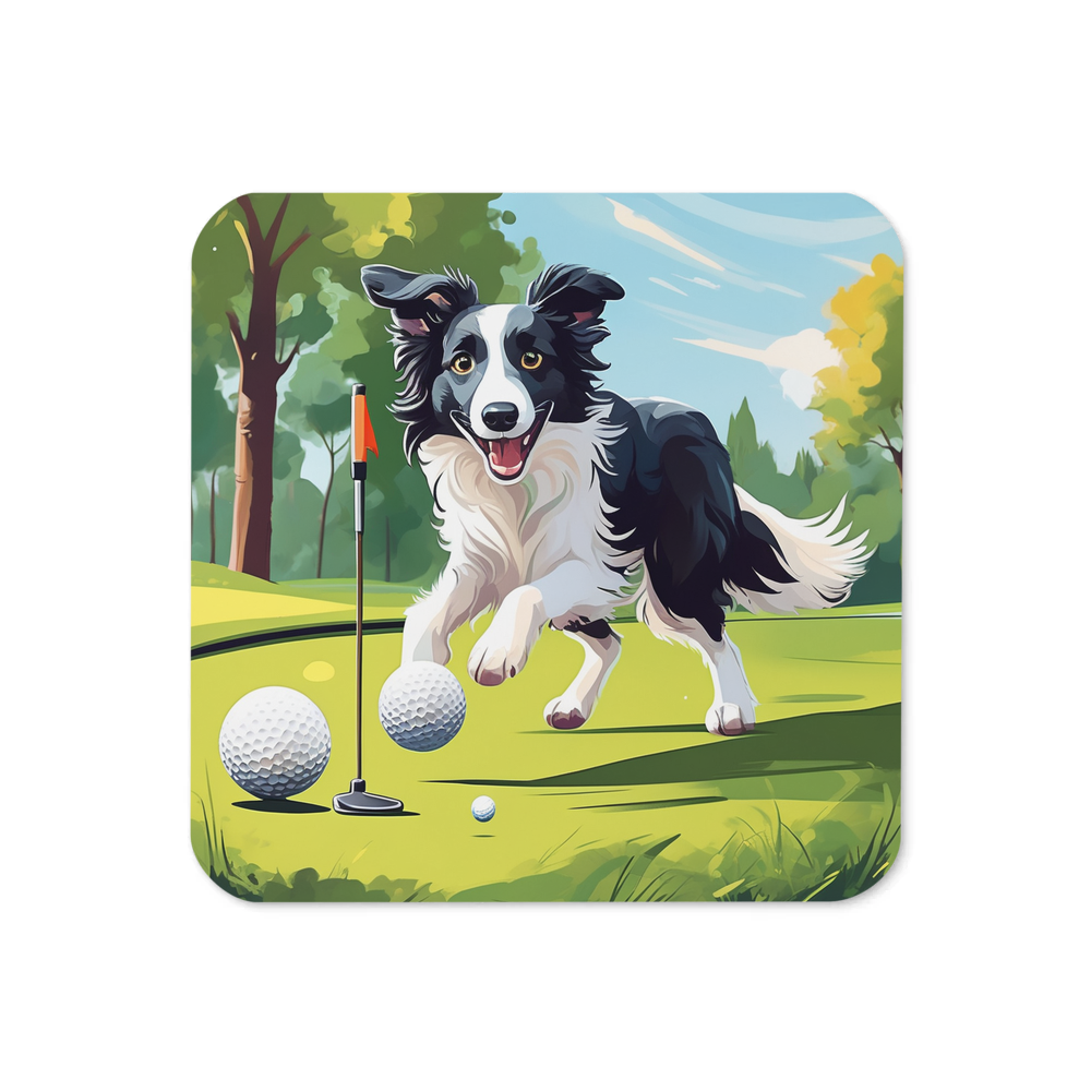 PugMug Custom Border Collie Coaster