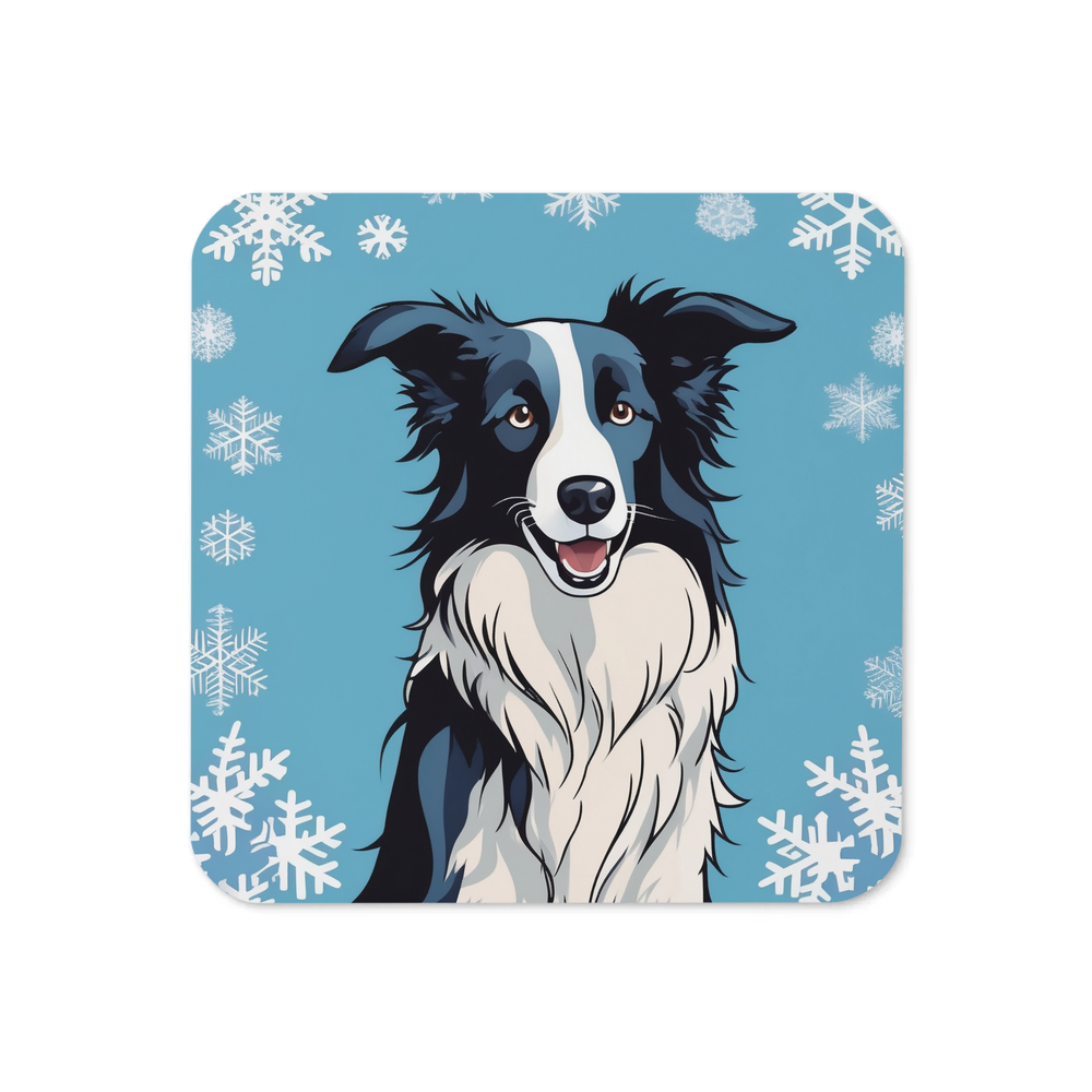 PugMug Custom Border Collie Coaster