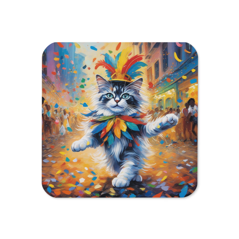 PugMug Custom Tabby Ragdoll Cat Coaster