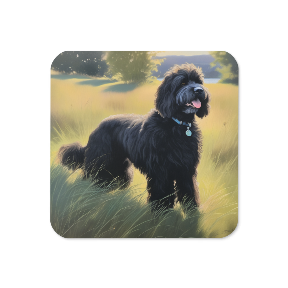 PugMug Custom Portuguese Water Dog Coaster