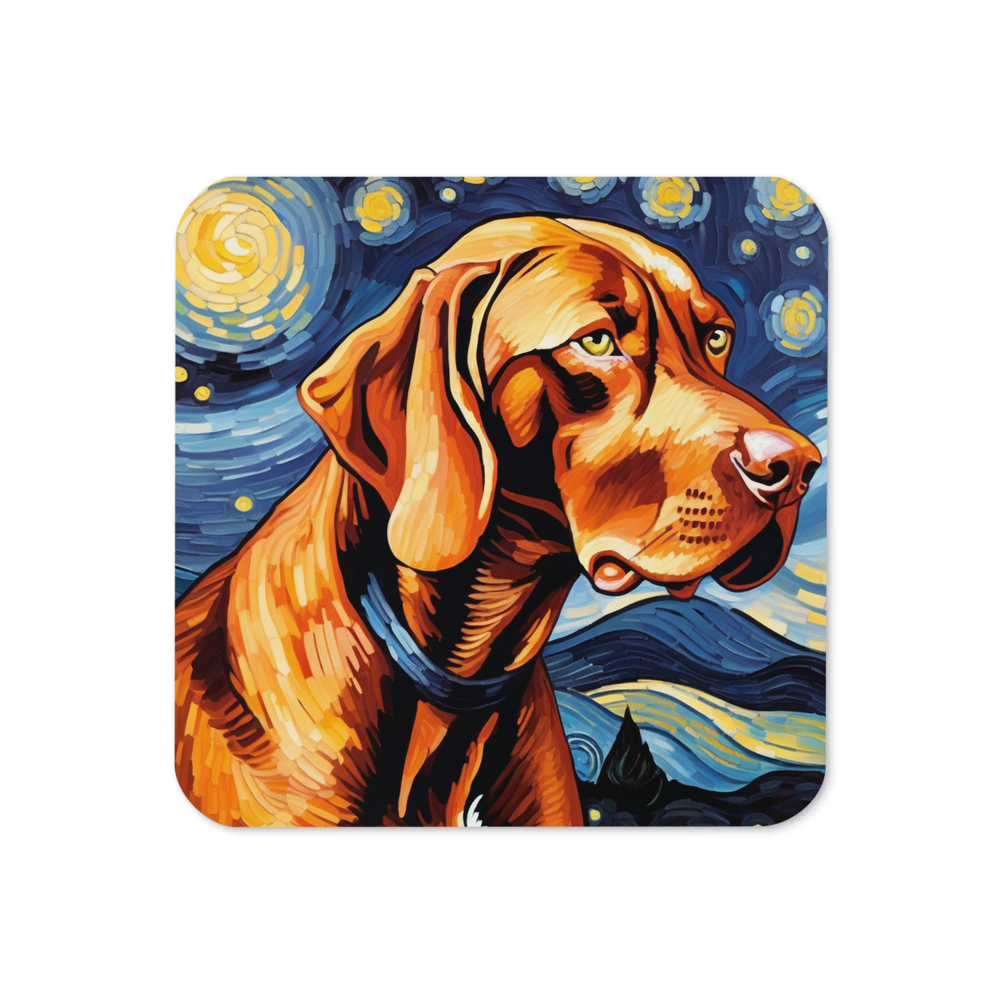 PugMug Custom Vizsla Coaster