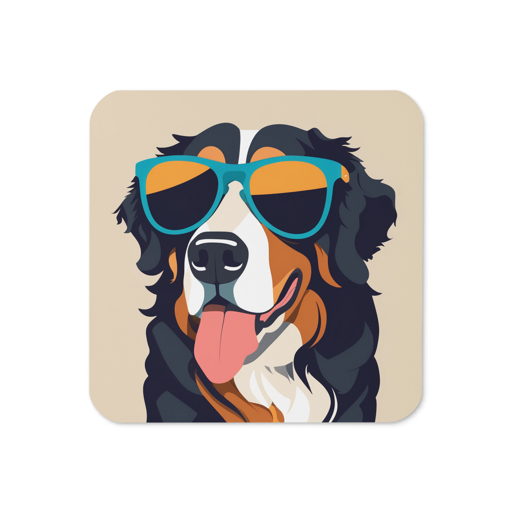 PugMug Custom Bernese Mountain Dog Coaster