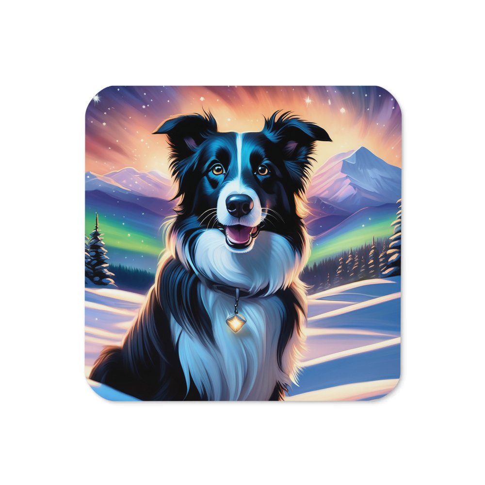 PugMug Custom Border Collie Coaster