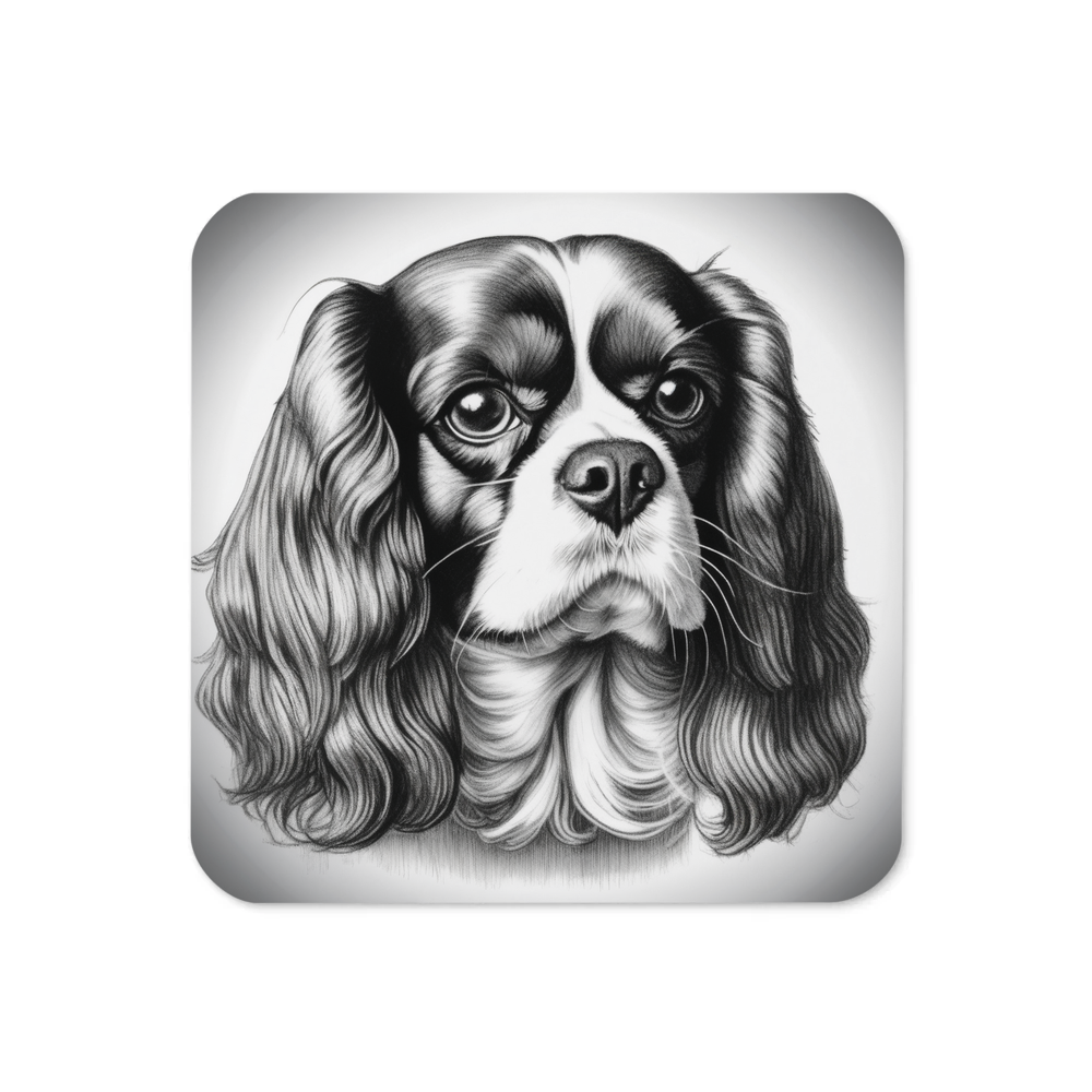 PugMug Custom Cavalier King Charles Spaniel Coaster