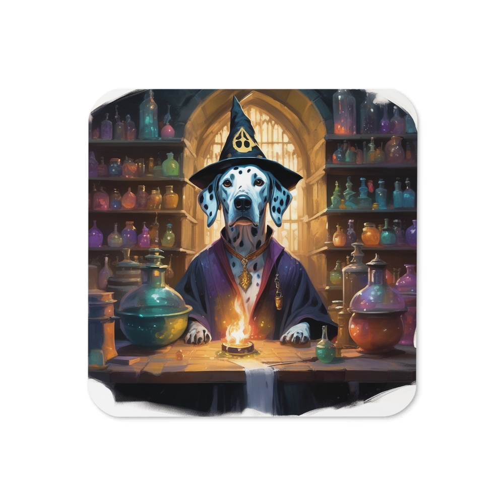 PugMug Custom Dalmatian Coaster