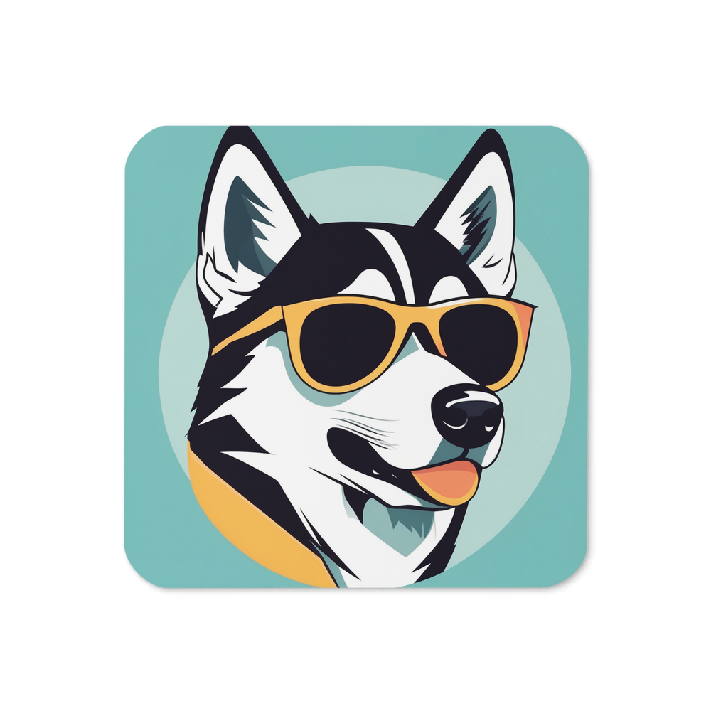 PugMug Custom Siberian Husky Coaster