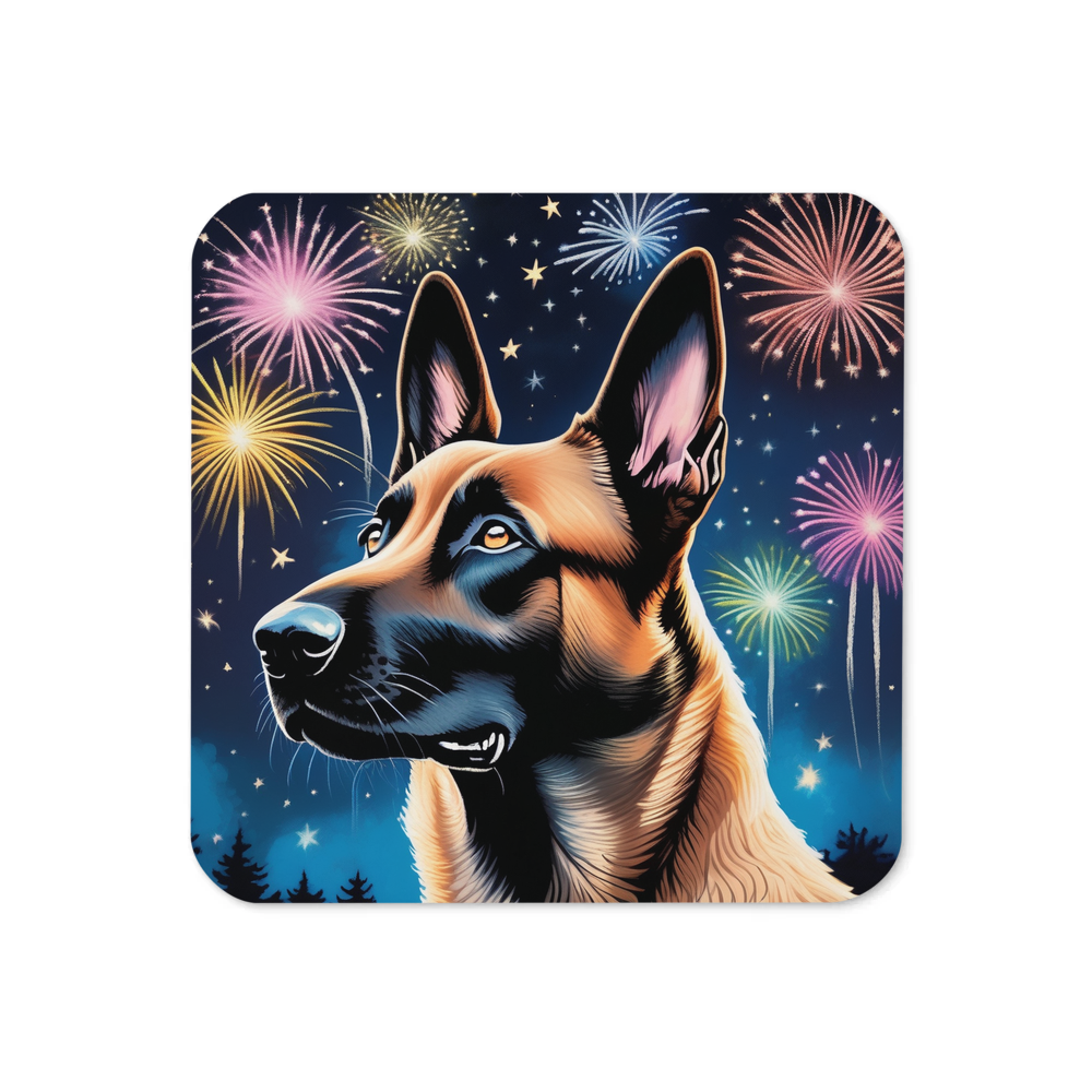 PugMug Custom Belgian Malinois Coaster