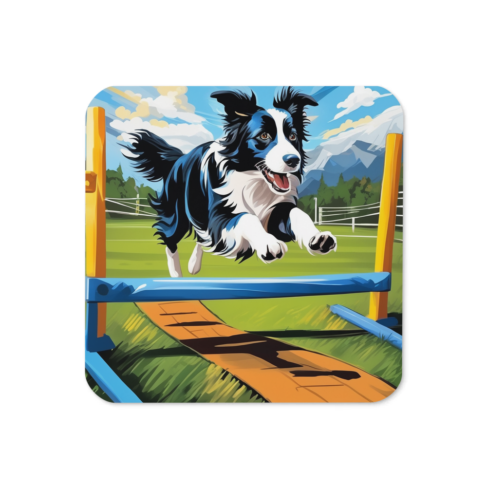 PugMug Custom Border Collie Coaster