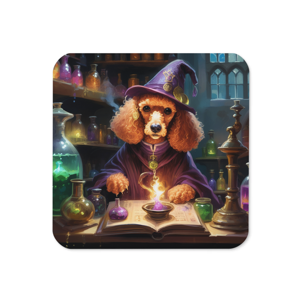 PugMug Custom Tan Poodle Coaster