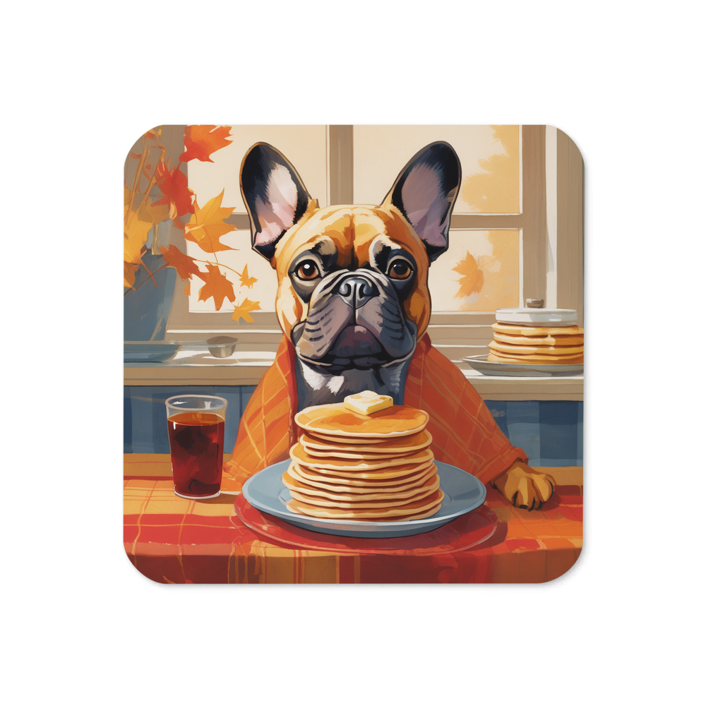 PugMug Custom Tan French Bulldog Coaster
