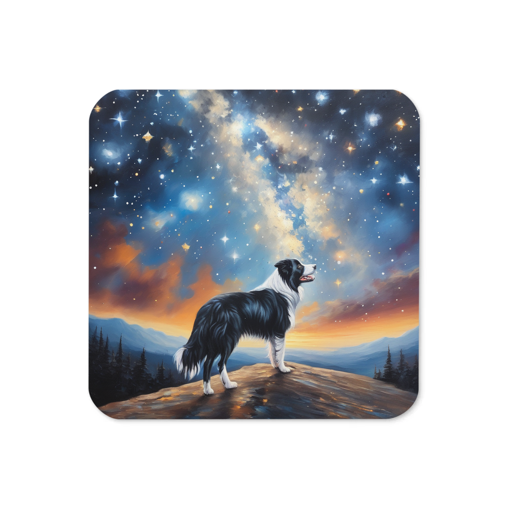 PugMug Custom Border Collie Coaster