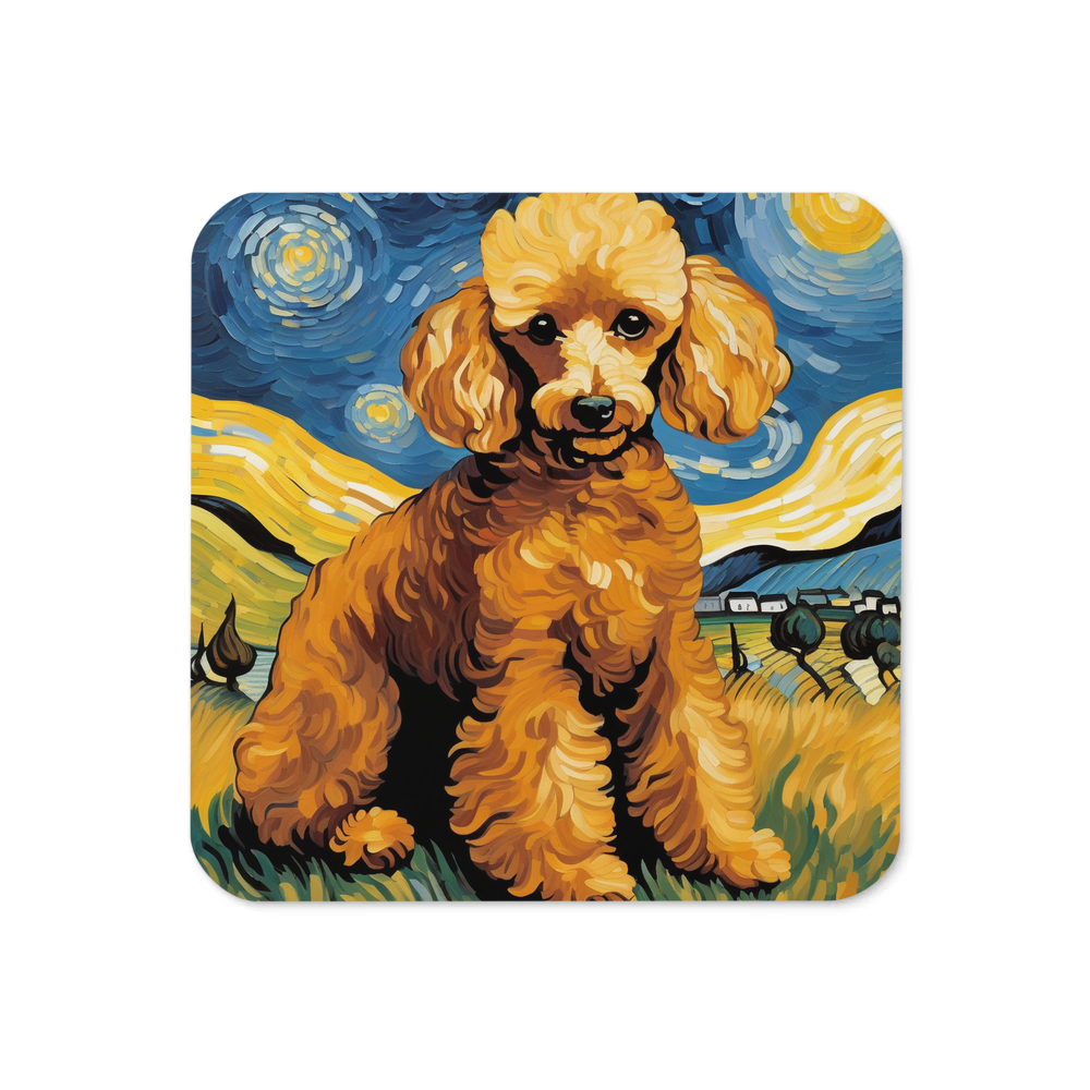 PugMug Custom Tan Poodle Coaster