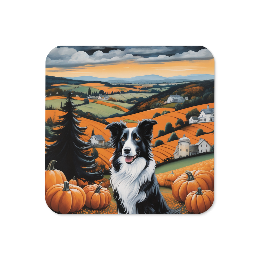 PugMug Custom Border Collie Coaster