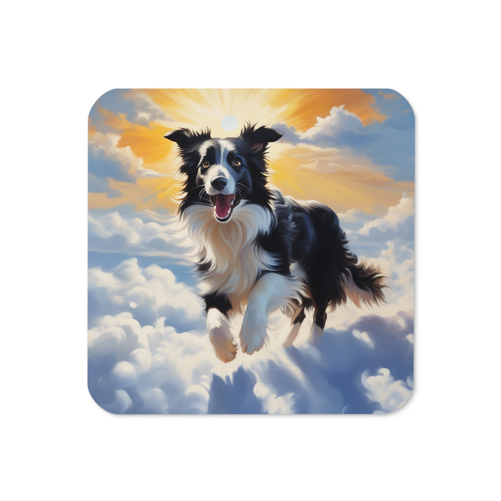 PugMug Custom Border Collie Coaster