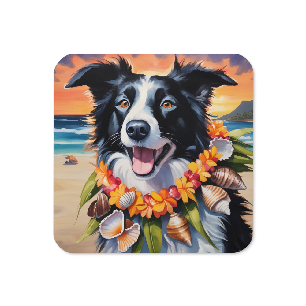 PugMug Custom Border Collie Coaster