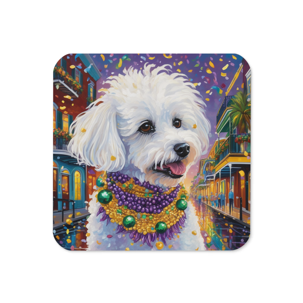 PugMug Custom Bichons Frise Coaster