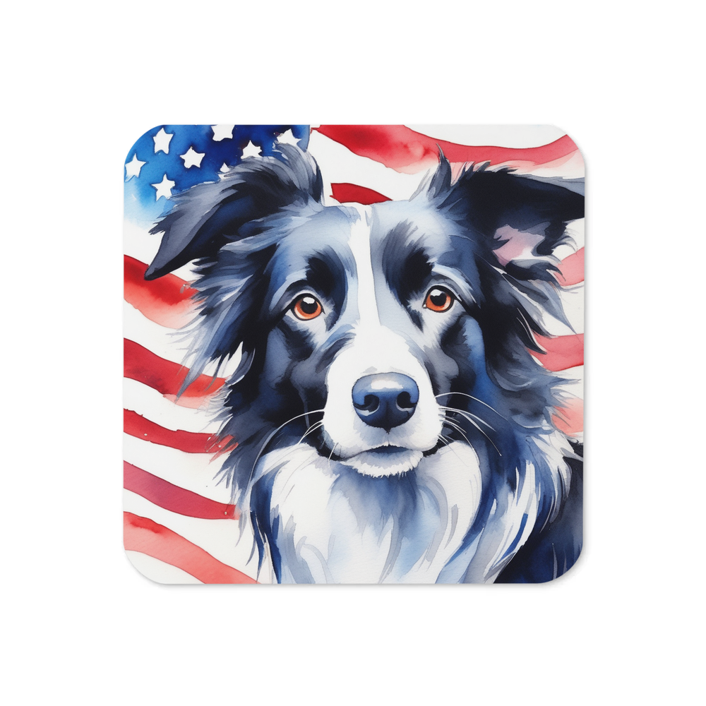 PugMug Custom Border Collie Coaster