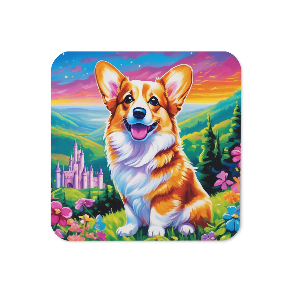 PugMug Custom Pembroke Welsh Corgi Coaster