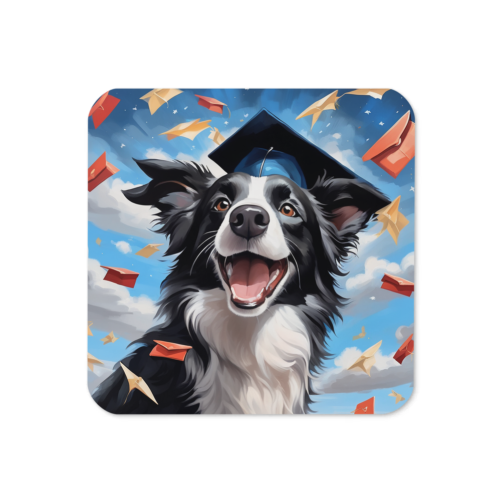 PugMug Custom Border Collie Coaster