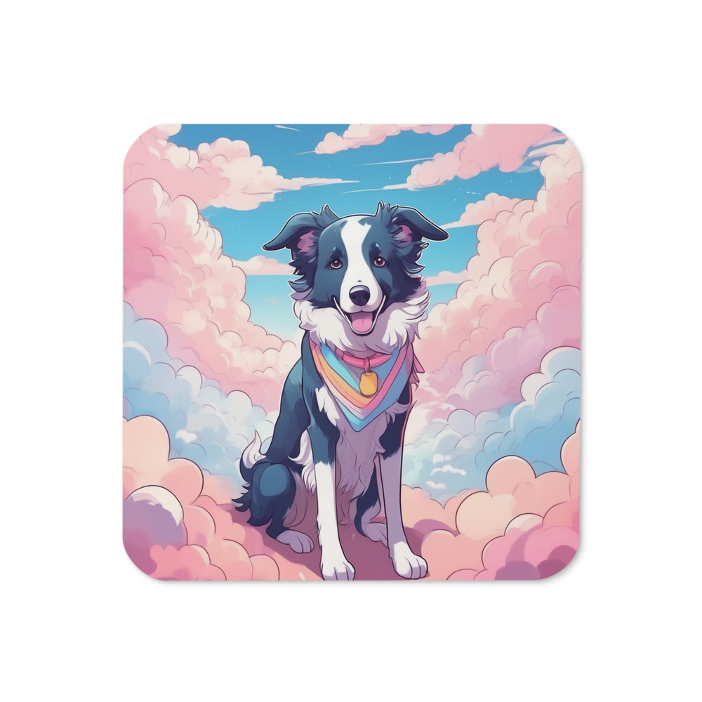 PugMug Custom Border Collie Coaster
