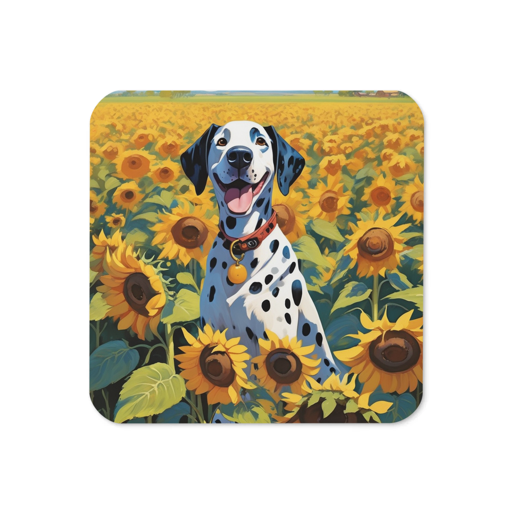 PugMug Custom Dalmatian Coaster