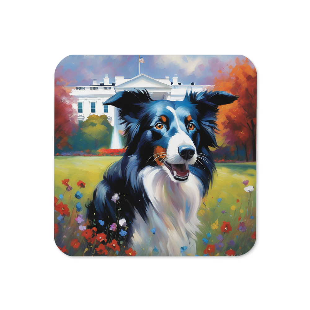 PugMug Custom Border Collie Coaster