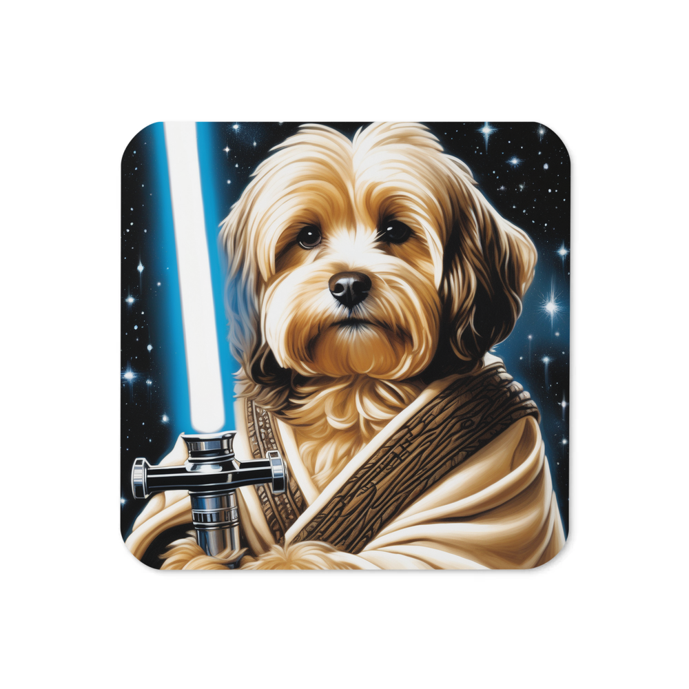 PugMug Custom Tan Havanese Dog Coaster