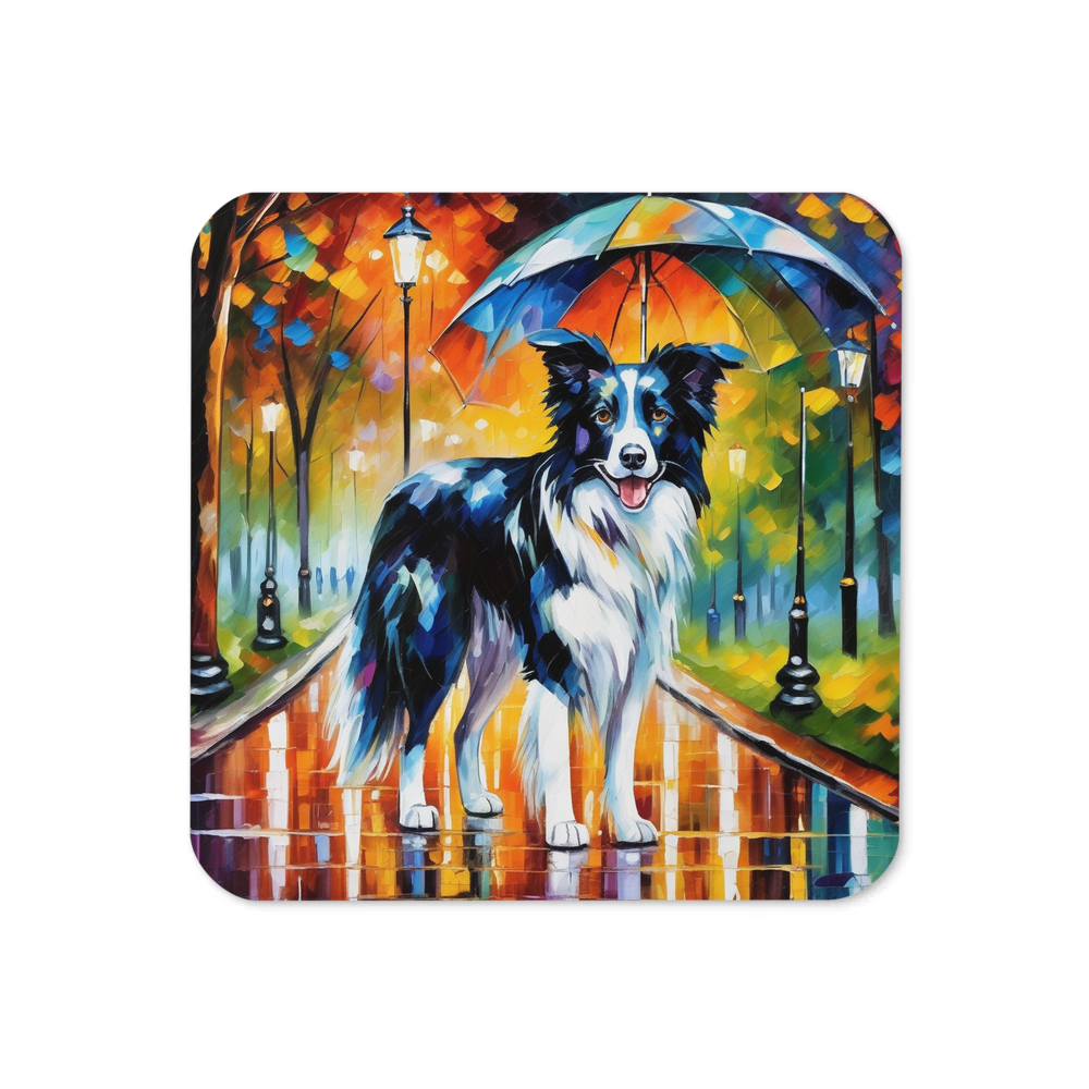 PugMug Custom Border Collie Coaster