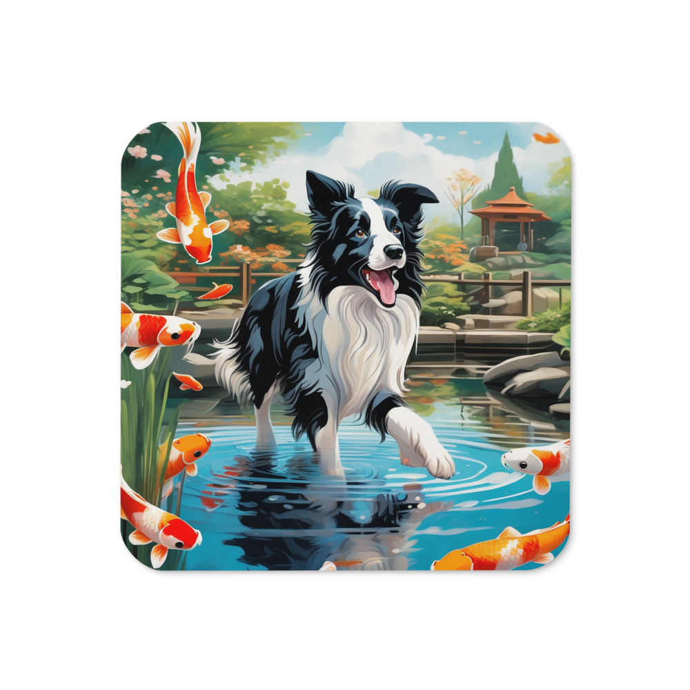 PugMug Custom Border Collie Coaster