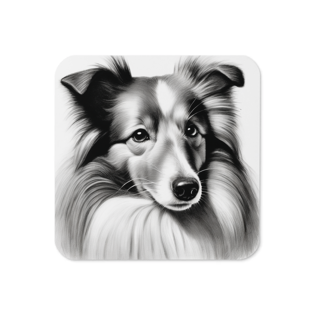 PugMug Custom Shetland Sheepdog Coaster
