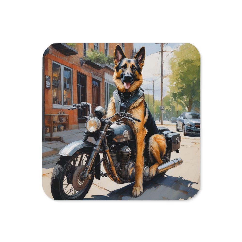PugMug Custom German Shepherd Dog Coaster