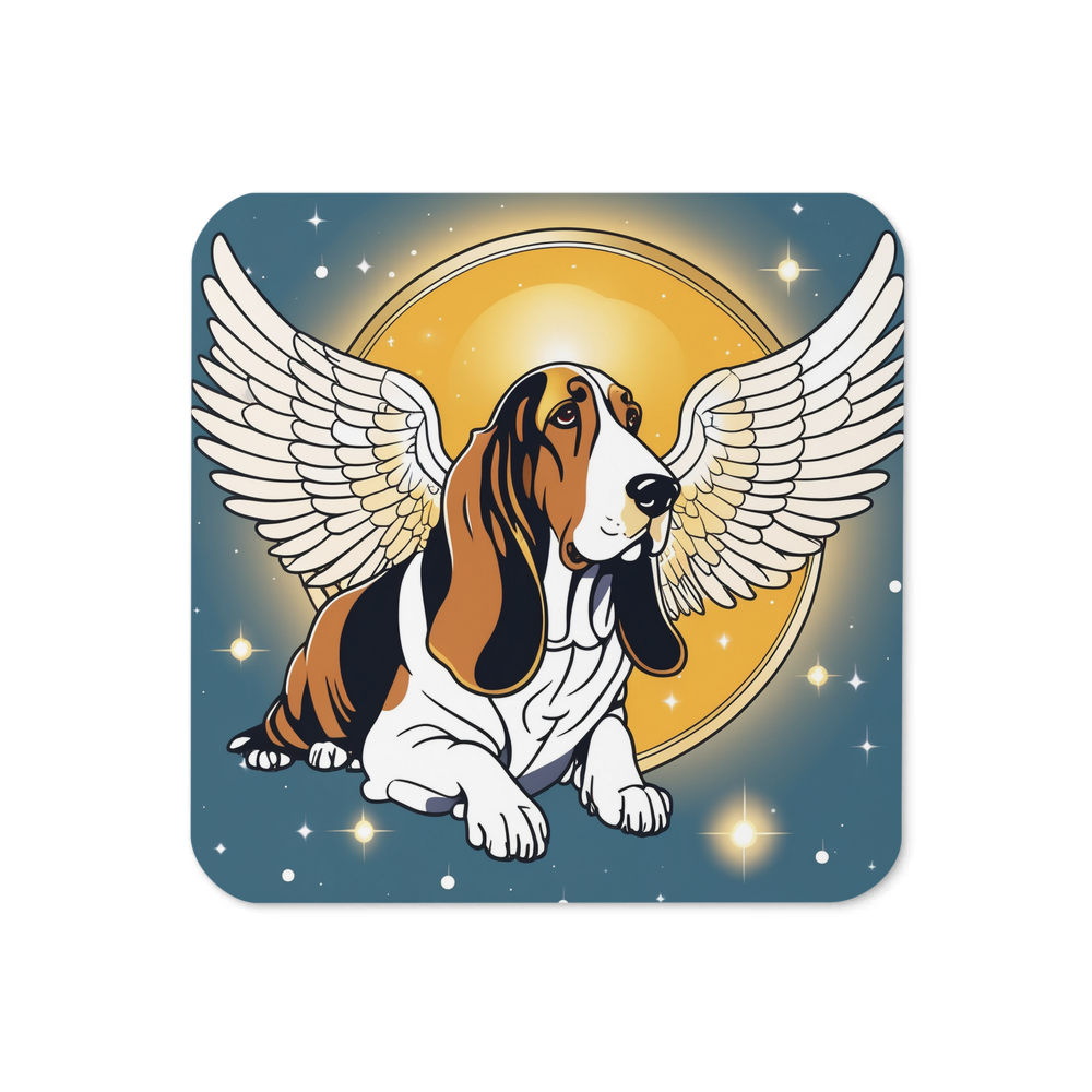 PugMug Custom Basset Hound Coaster