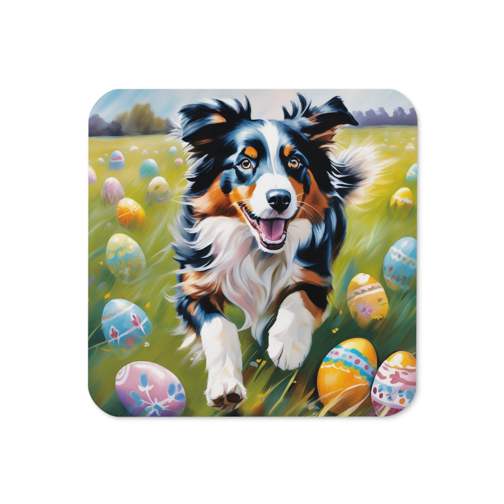 PugMug Custom Australian Shepherd Dog Coaster