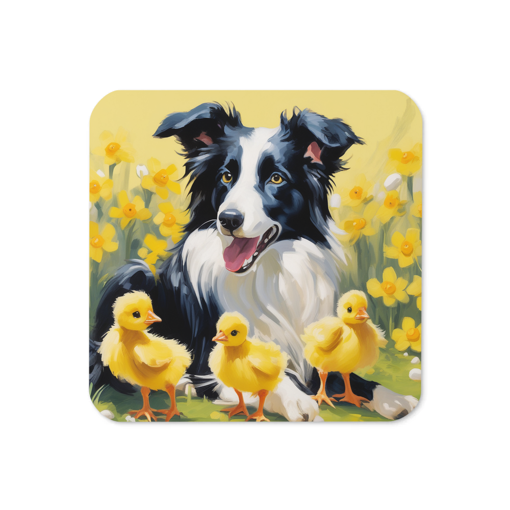 PugMug Custom Border Collie Coaster