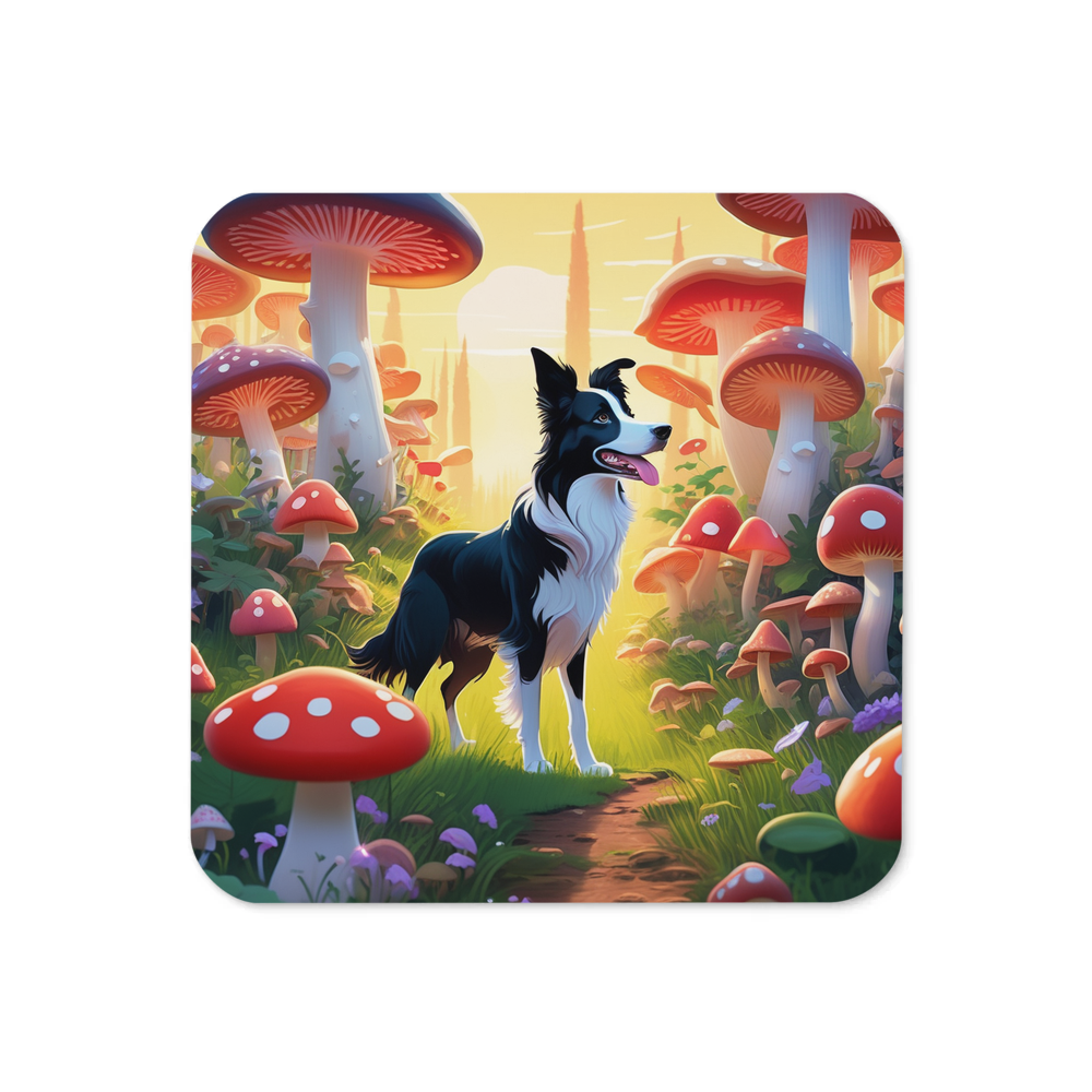 PugMug Custom Border Collie Coaster