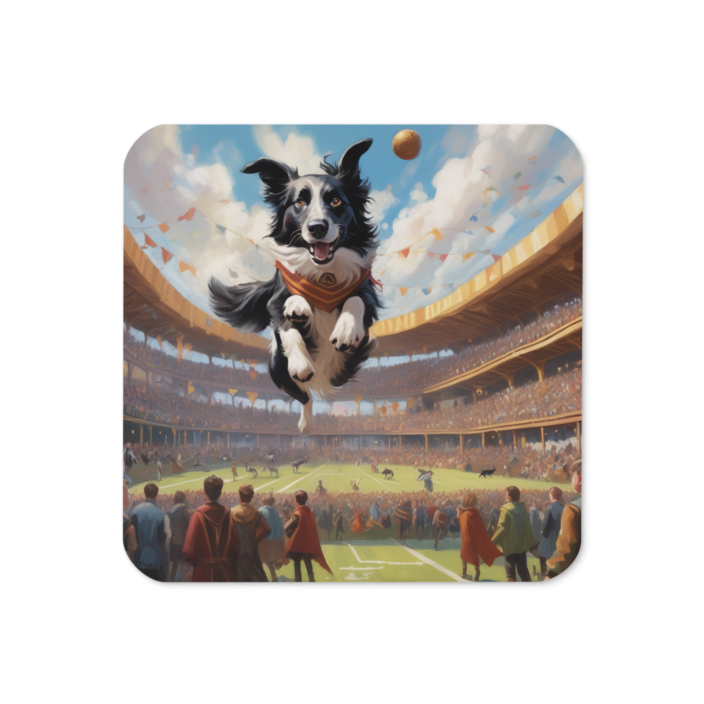 PugMug Custom Border Collie Coaster