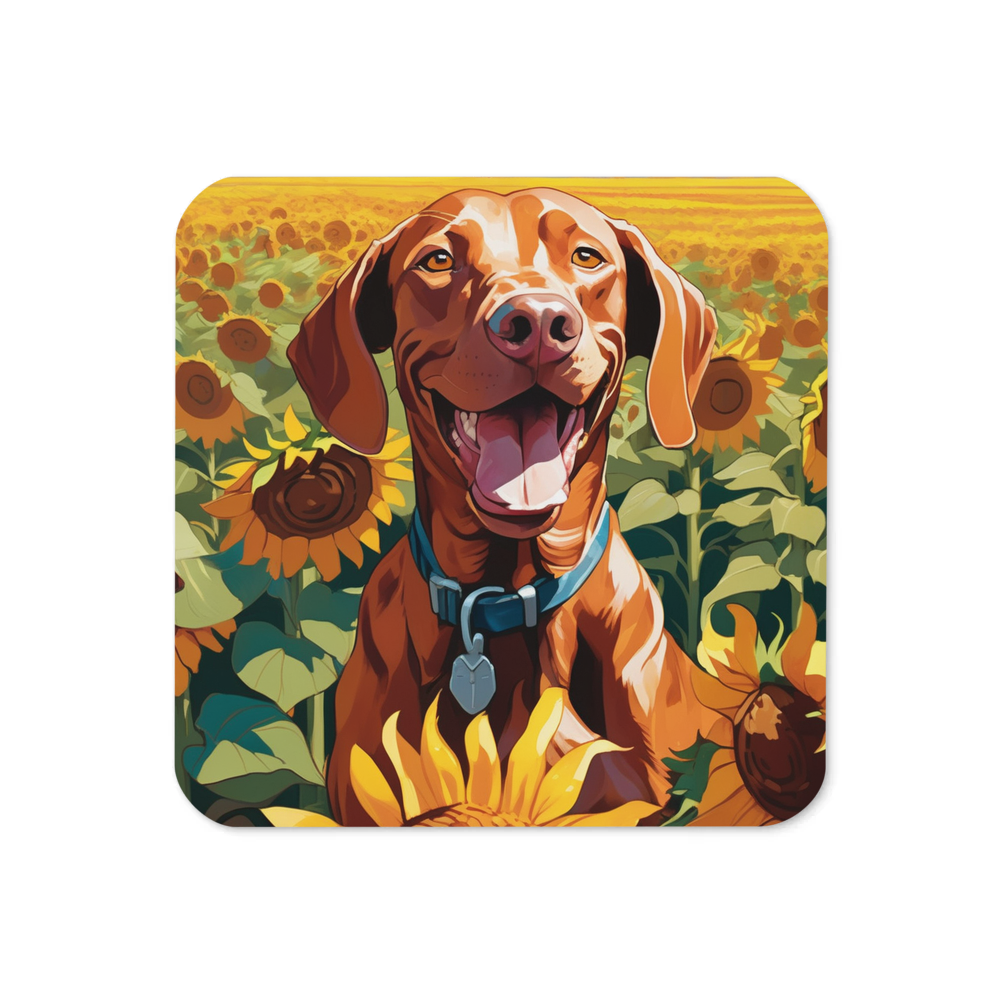 PugMug Custom Vizsla Coaster