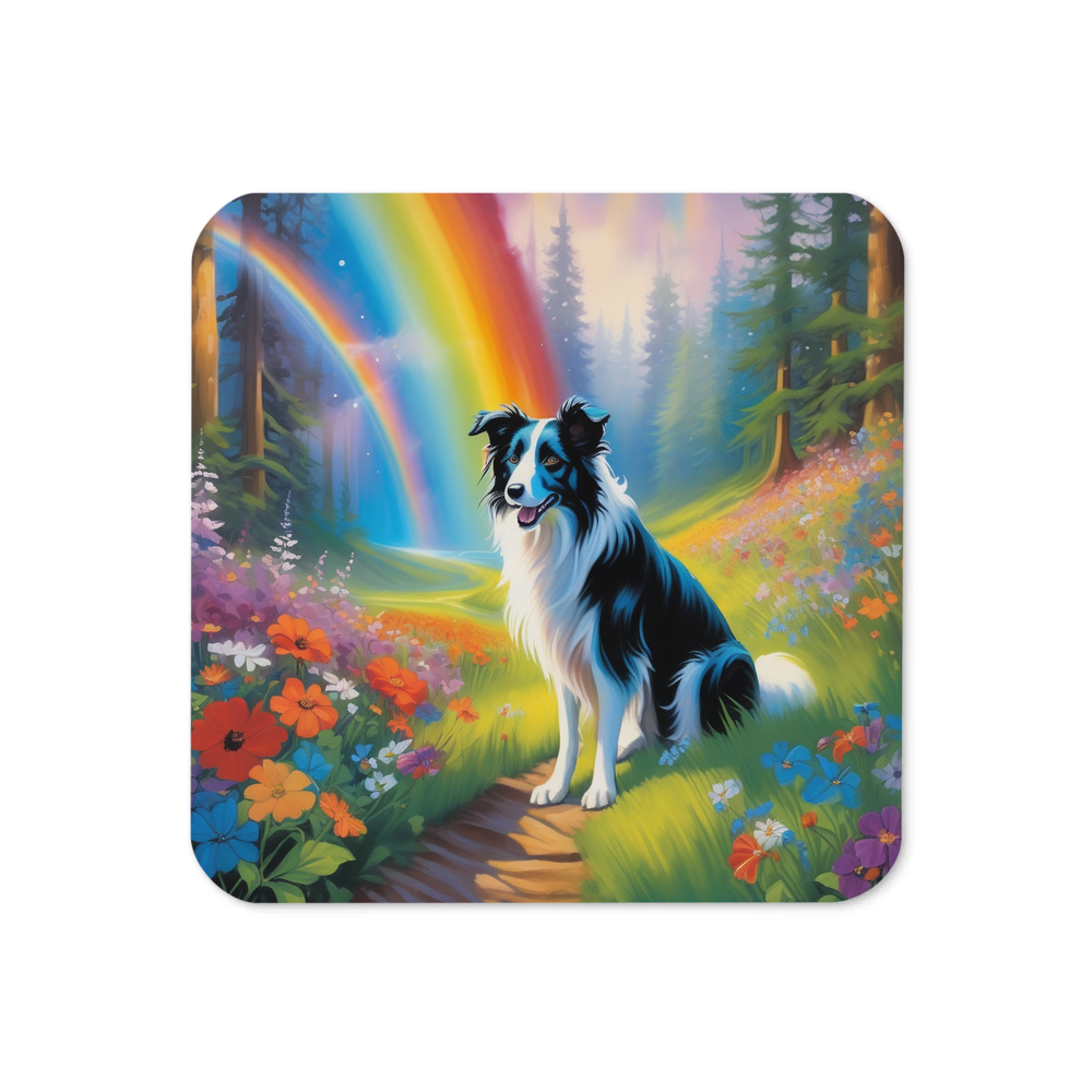 PugMug Custom Border Collie Coaster