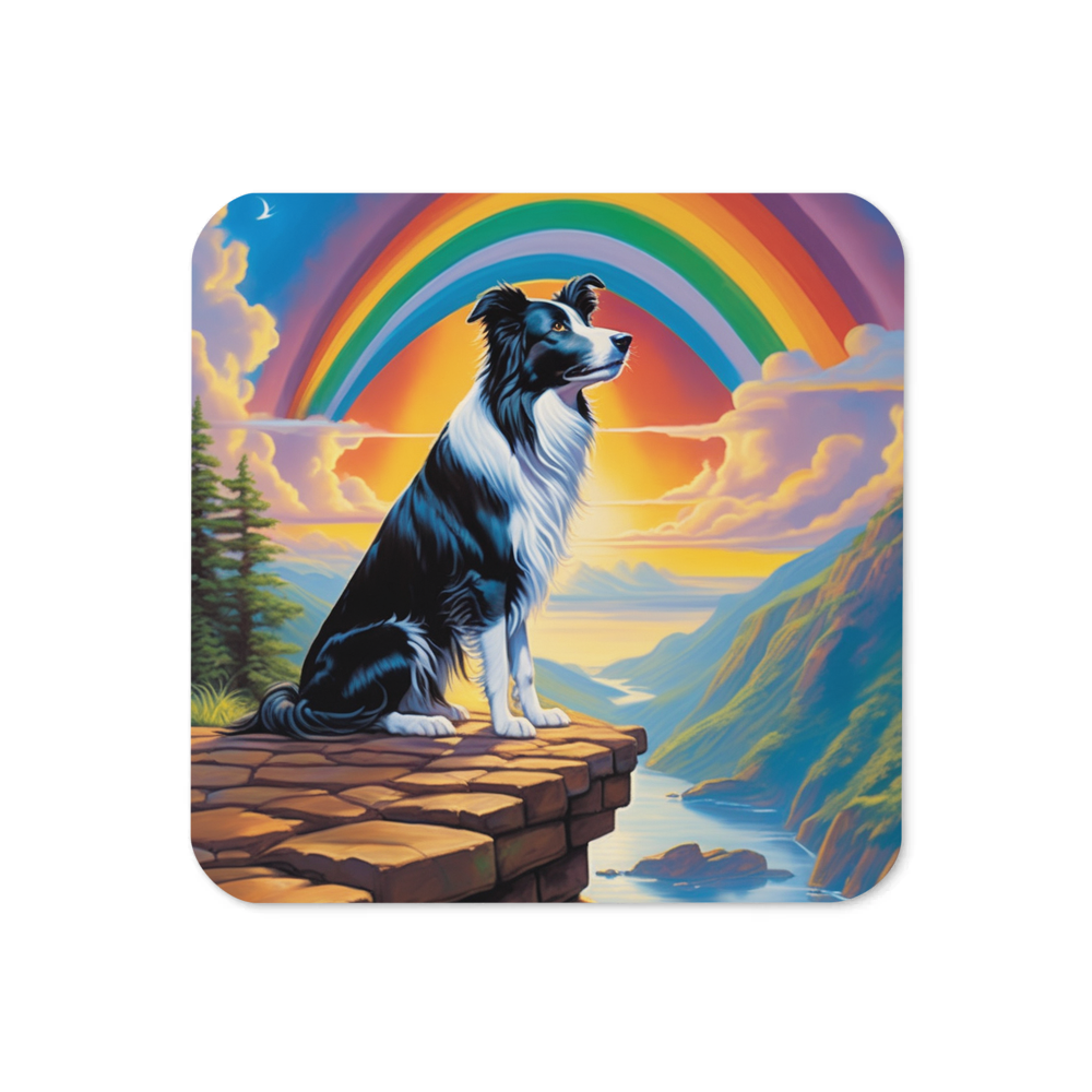 PugMug Custom Border Collie Coaster