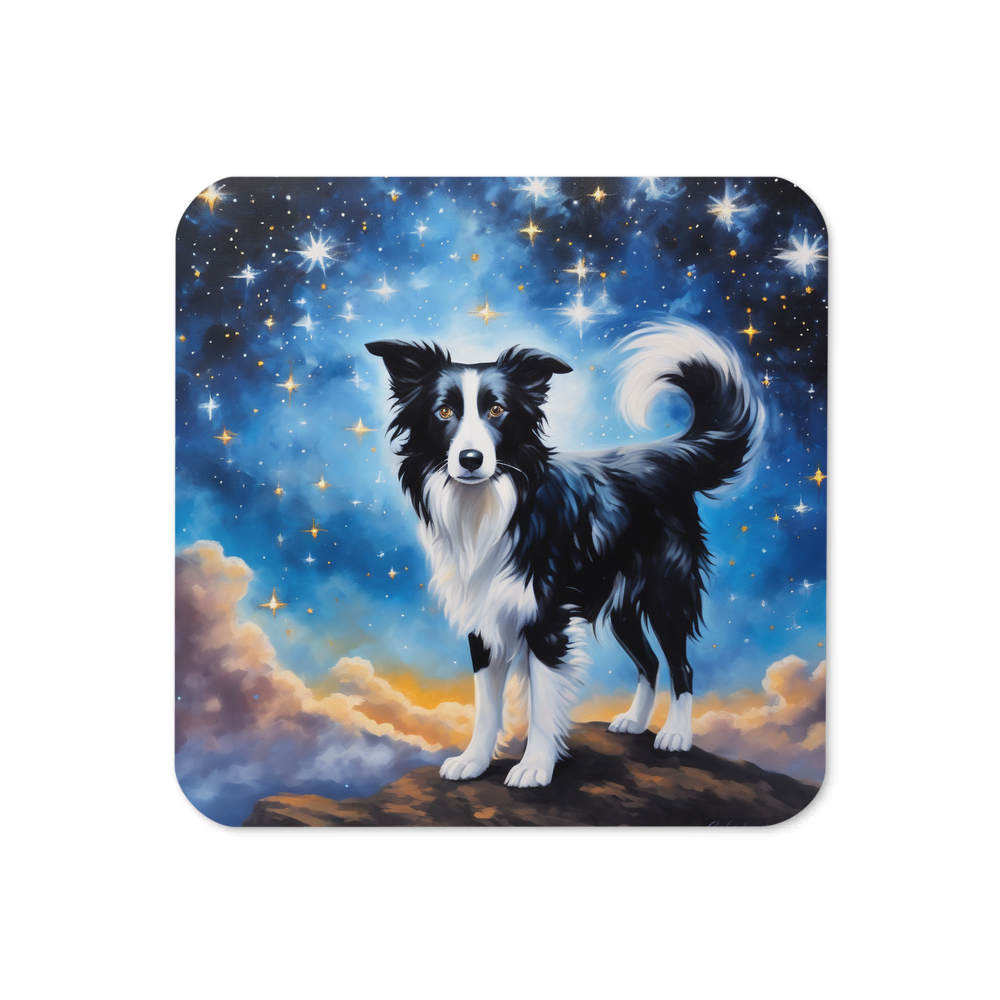 PugMug Custom Border Collie Coaster