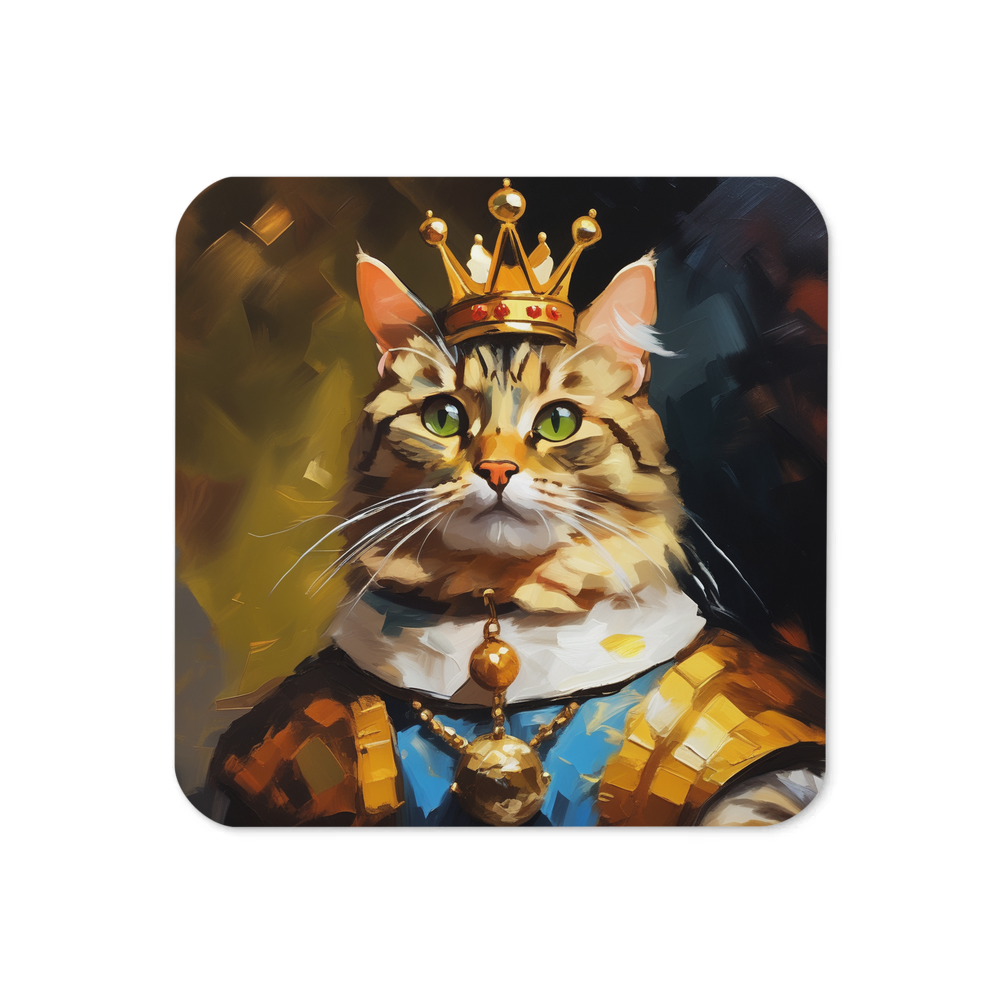 PugMug Custom Tabby Companion Cat Coaster