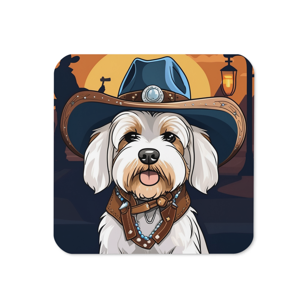 PugMug Custom White Havanese Dog Coaster