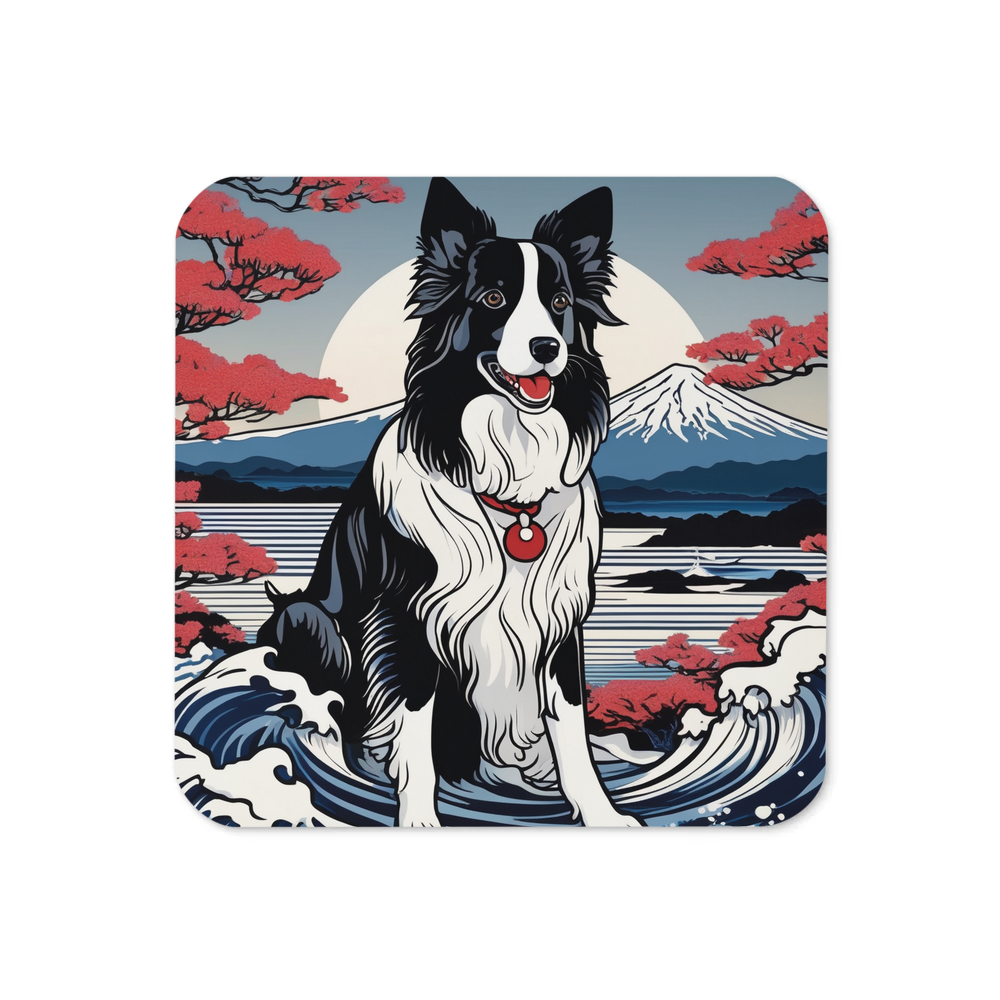 PugMug Custom Border Collie Coaster
