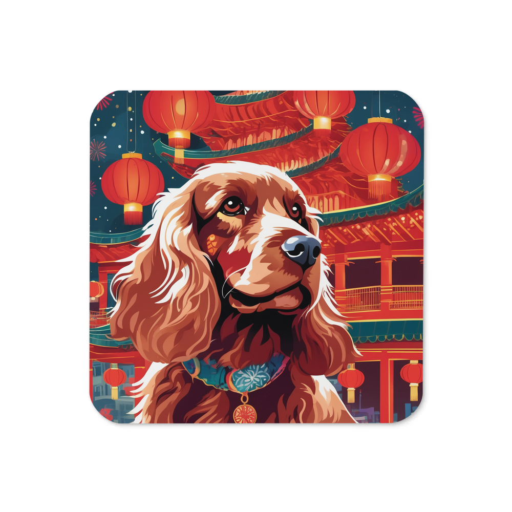 PugMug Custom Cocker Spaniel Coaster