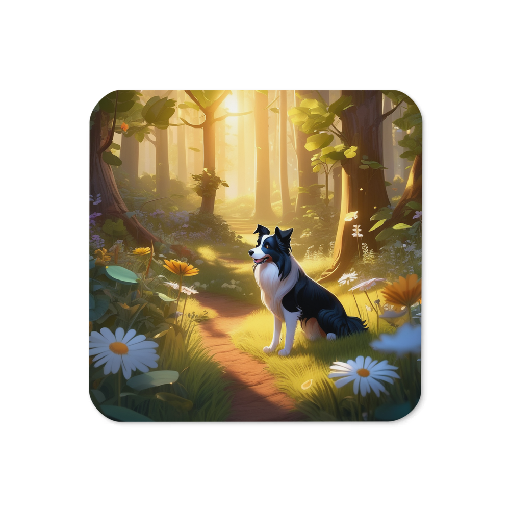 PugMug Custom Border Collie Coaster