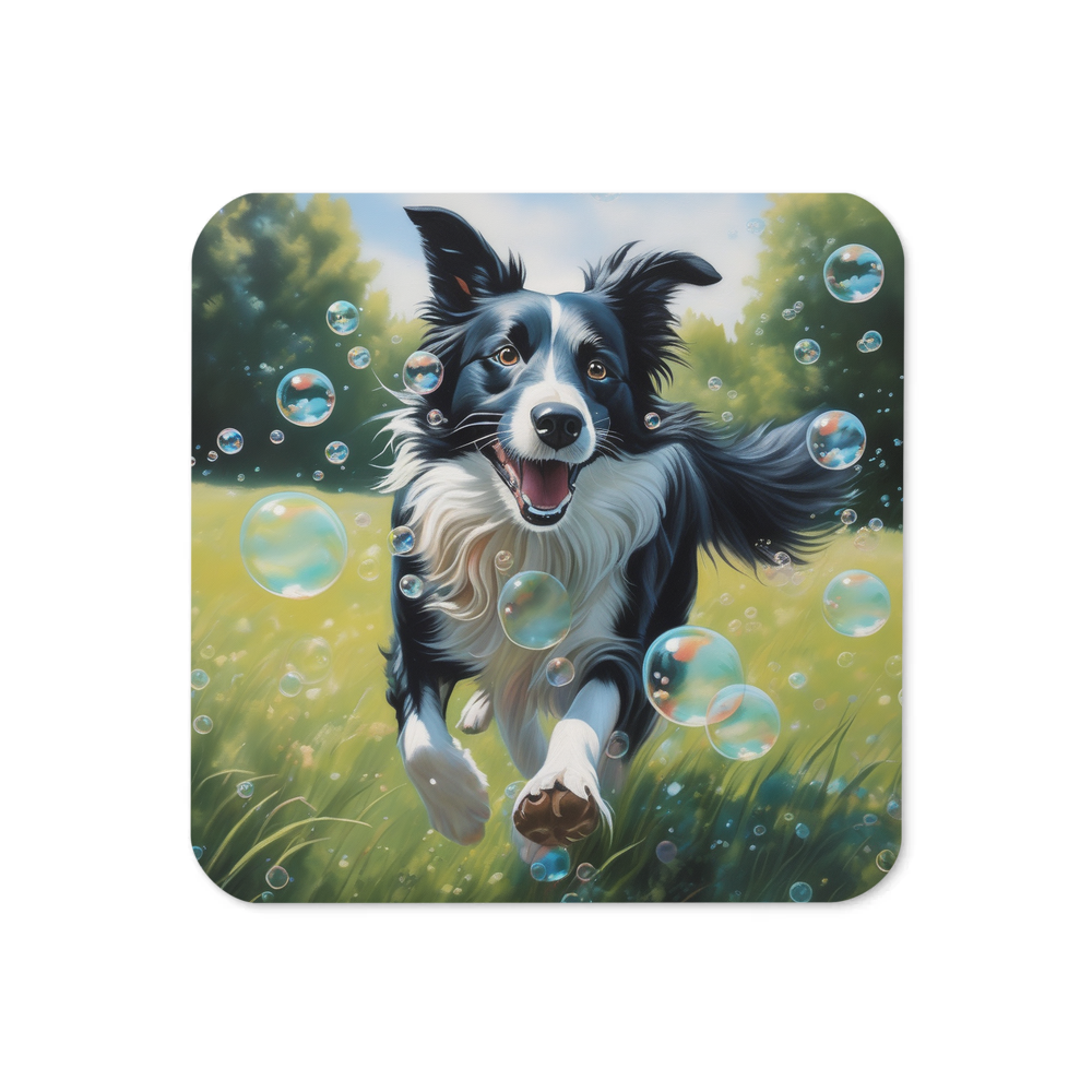PugMug Custom Border Collie Coaster