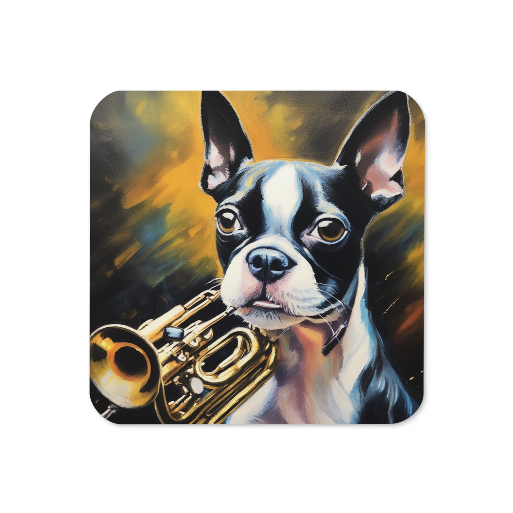PugMug Custom Boston Terrier Coaster