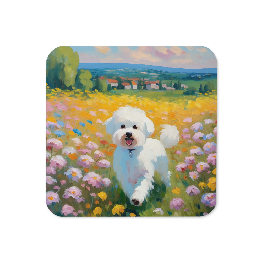 PugMug Custom Bichons Frise Coaster